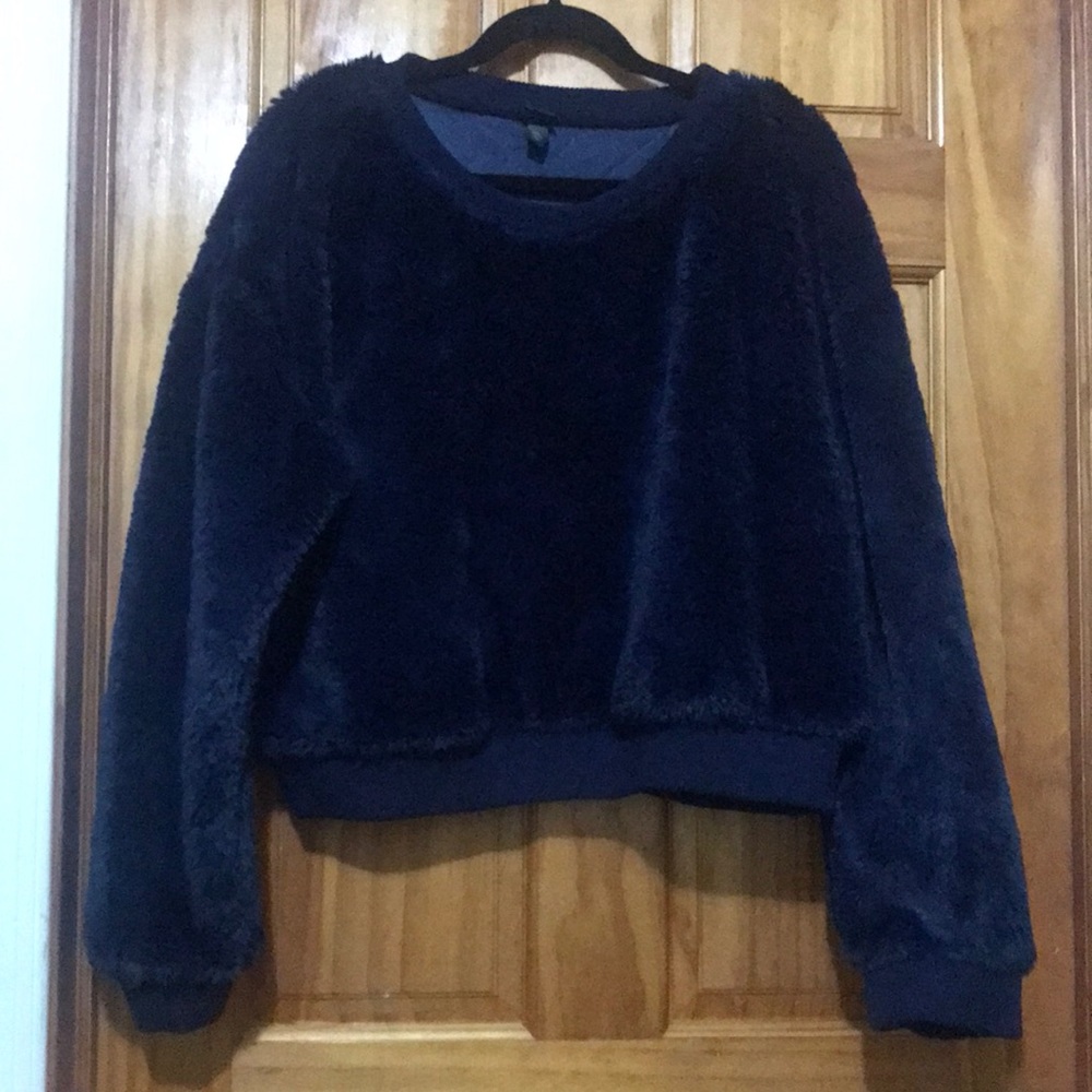 Fuzzy Crop Top